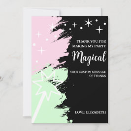 魔法の誕生日 サンキューカード