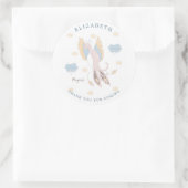 魔法の誕生日 |ステッパーソナライズされたカー ラウンドシール (バッグ)