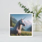 魔法の誕生日、ユニコーンのカード、ユニコーンの誕生日 招待状 (スタンド正面)