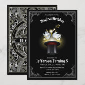 魔法の誕生日 招待状 (正面/裏面)