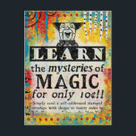 魔法の謎 – ヴィンテおもしろいージ広告 ポストカード<br><div class="desc">想像おもしろい魔法の秘学解に再ヴィンテージ広告</div>