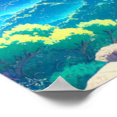 魔法の谷、ブルーミスティワンダーランド ポスター (角)