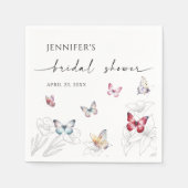 魔法の贈り物 ウェディングシャワーの招待状セット スタンダードカクテルナプキン (正面)