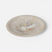 魔法の赤ちゃんシャワーまたは誕生日 ペーパープレート (アングル)