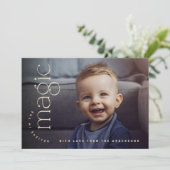 魔法の輝きを信じて　クリスマスの写真 シーズンカード (スタンド正面)