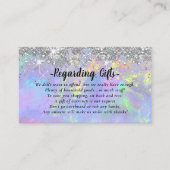 魔法の輝きハネムーンメッセージカード エンクロージャーカード (正面)