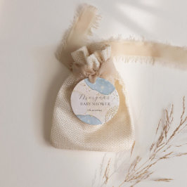 魔法の輝き抽象ベビーシャワーモノグラム スクエアシール