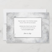 魔法の輝く銀の雪片3 – 写真 シーズンカード (裏面)