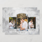 魔法の輝く銀の雪片3 – 写真 シーズンカード (正面/裏面)