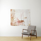 魔法の金とピンクの妖精の誕生日 タペストリー (インサイチュ(横))