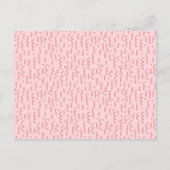 魔法の金ゴールドの星のユニコーンの女の子の誕生日で信じて下さい インビテーションポストカード (裏面)