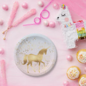 魔法の金ゴールド ペーパープレート (パーティー)