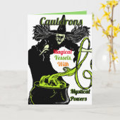 魔法の釜 カード (黄色い花)