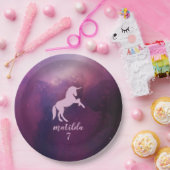 魔法の銀河系のユニコーン ペーパープレート (パーティー)