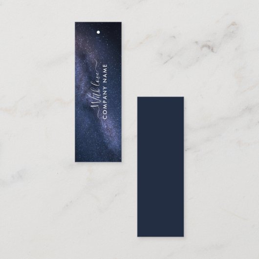 魔法の銀河系ギフトラベル スキニー名刺 (正面/裏面)