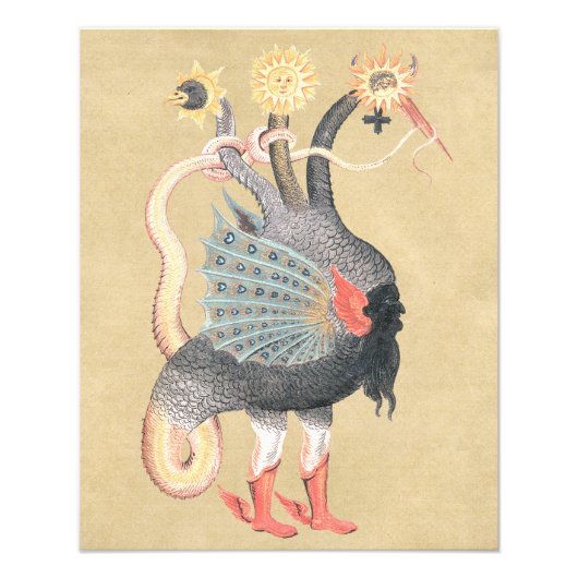 魔法の錬金術ドラゴンカラー フォトプリント            (正面)