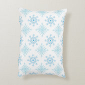 魔法の降雪バレリーナ冬のポーズアート アクセントクッション (裏面(縦))