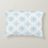 魔法の降雪バレリーナ冬のポーズアート アクセントクッション (裏面)