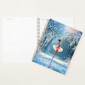 魔法の降雪バレリーナ冬のポーズアート プランナー手帳 (ディスプレー)
