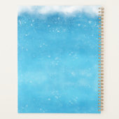 魔法の降雪バレリーナ冬のポーズアート プランナー手帳 (裏面)