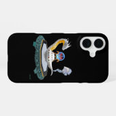 魔法の陶器ドラゴンランタン ファンタジーアート iPhone 16ケース (裏面横)