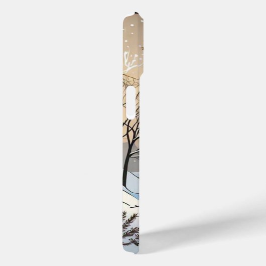 「魔法の雪の夜」 Case-Mate iPhoneケース (裏面 / 右)