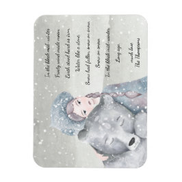 魔法の雪プリンセスベアーブリークミッドウィンターホリデイ マグネット