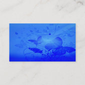 魔法の青いプロフィールカード 名刺 (裏面)