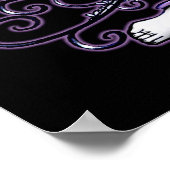 魔法の青い月かわいい妖精のポスター ポスター (角)