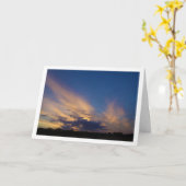 魔法の青い空 カード (黄色い花)