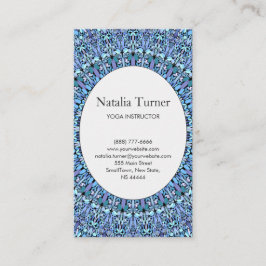 魔法の青い花園の曼荼羅 名刺