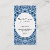 魔法の青い花園の曼荼羅 名刺 (正面)