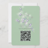 魔法の領域のファンタジー シーン デザイン 招待状 (裏面)