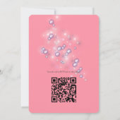 魔法の領域 招待状のデザイン ファンタジー シーン 招待状 (裏面)