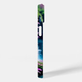 魔法の風景の滝とフラワーワン Case-Mate iPhoneケース (裏面 / 右)