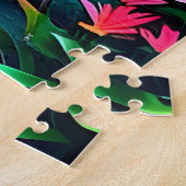 魔法の風景の滝と花2 ジグソーパズル (側面)