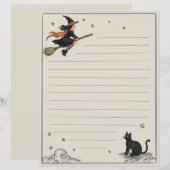 魔法の飛行 レインテッド 8.5" x 11" 紙シート (正面/裏面)