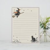 魔法の飛行 レインテッド 8.5" x 11" 紙シート (スタンド正面)