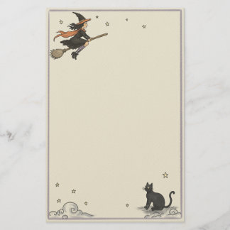 魔法の飛行 無地 5.5" x 8.5" 文房具 便箋