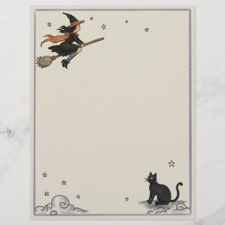 魔法の飛行 無地 8.5" x 11" レターヘッド