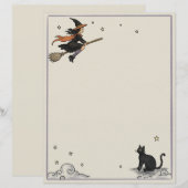 魔法の飛行 無地 8.5" x 11" 紙シート (正面/裏面)