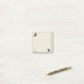 魔法の飛行 無罫線 3" x 3" ポストイット (デスク上)