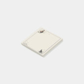 魔法の飛行 無罫線 3" x 3" ポストイット (アングル)