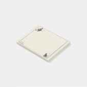 魔法の飛行 無罫線 4" x 3" ポストイット (アングル)
