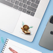 魔法の食事のシールお洒落: Food & Drink Des シール (ノートパソコンとiPhone)