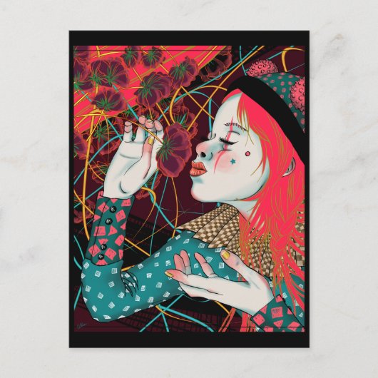 魔法の香りのはがき ポストカード (正面)