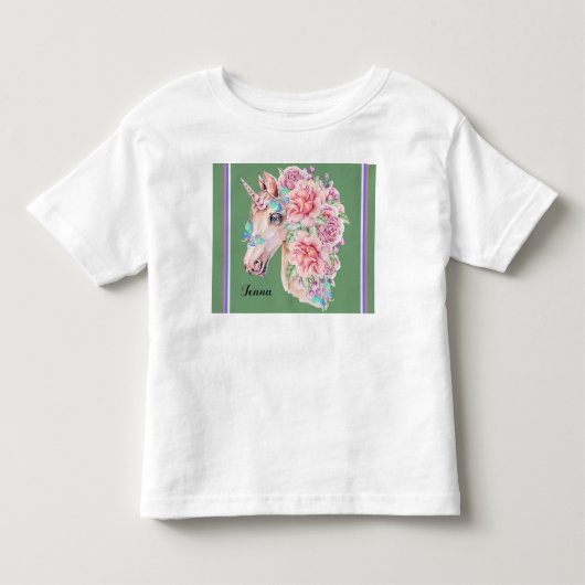 魔法の馬のベビーTシャツの女の子 トドラーTシャツ (正面)