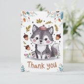 魔法の魅力的狼 サンキューカード (スタンド正面)