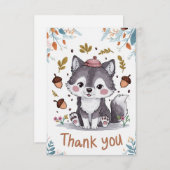 魔法の魅力的狼 サンキューカード (正面/裏面)