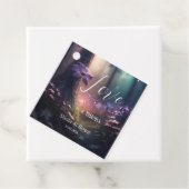 魔法の魅惑の森結婚式の引き出物ラベル フェイバータグ (インサイチュ)